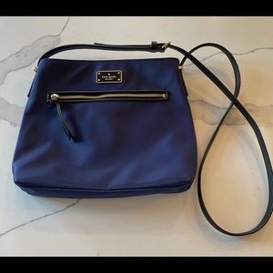 Kate Spade Navy Nylon Crossbody Bag